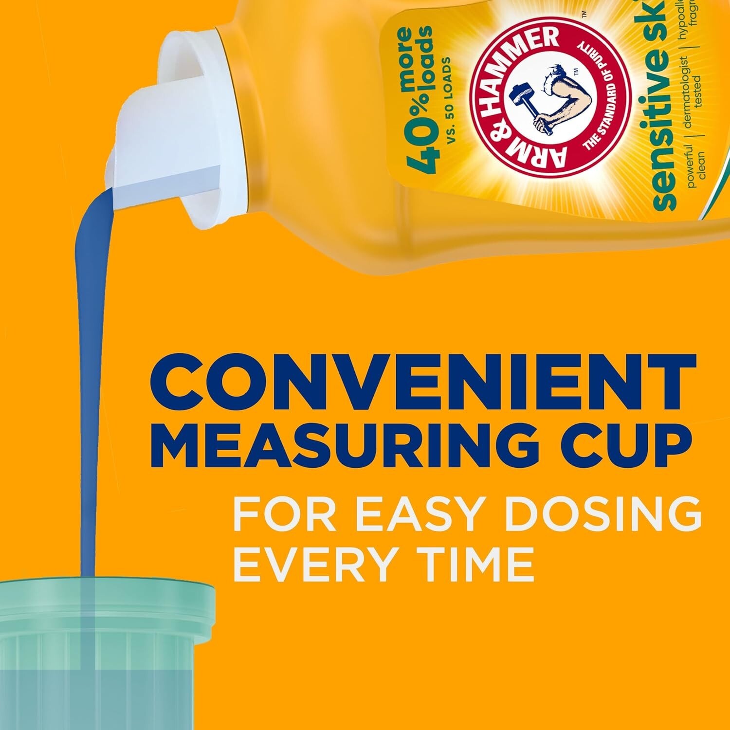 Sensitive Skin plus Fresh Scent, 105 Loads Liquid Laundry Detergent, ⭐️⭐️⭐️⭐️⭐️