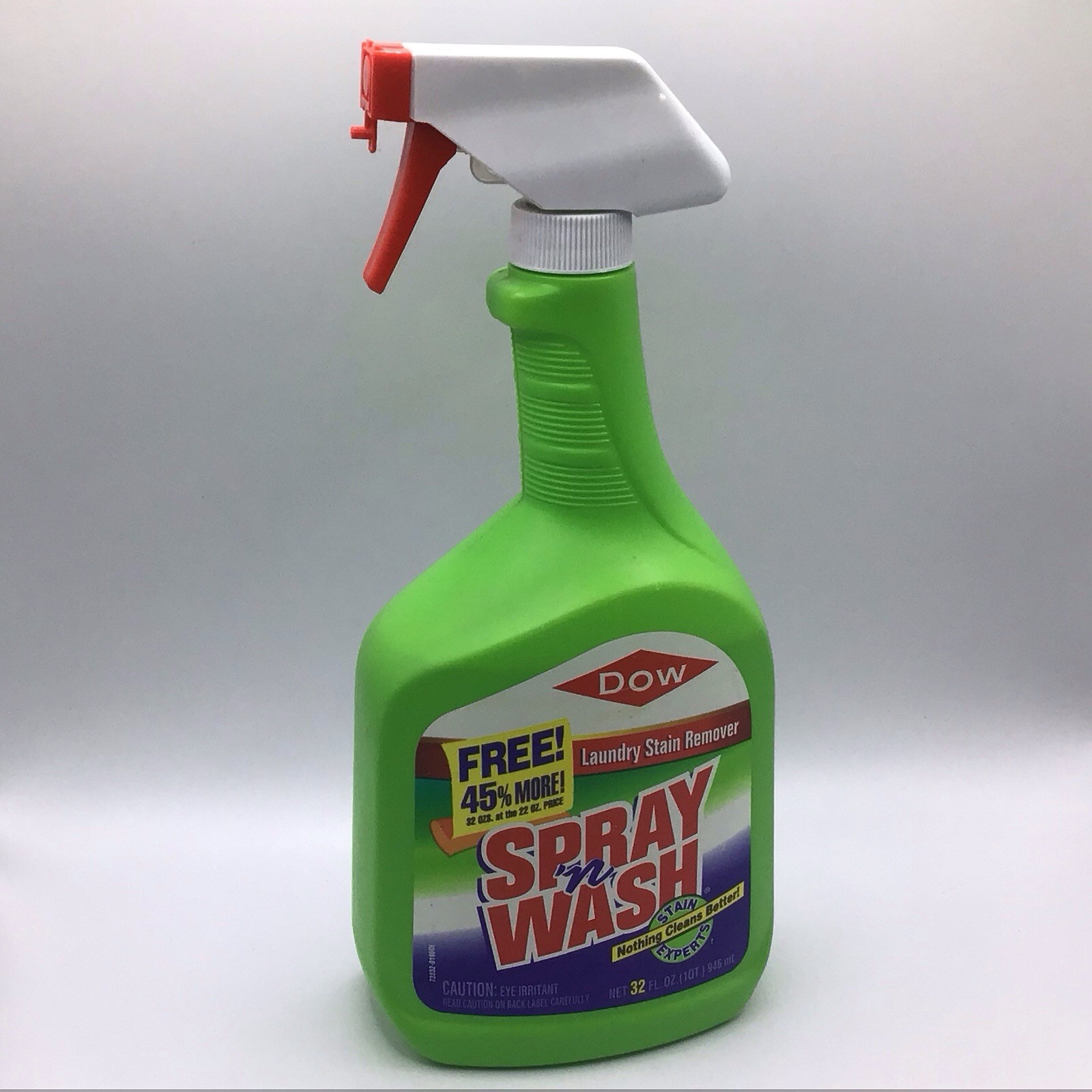 Vintage Dow Spray n Wash Laundry Stain Remover Spray 32 oz made In USA in 1994