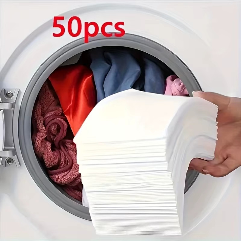 50Color Dye-Resistant Cloth for Laundry，No Chemical Composition，Mixed Laundry An