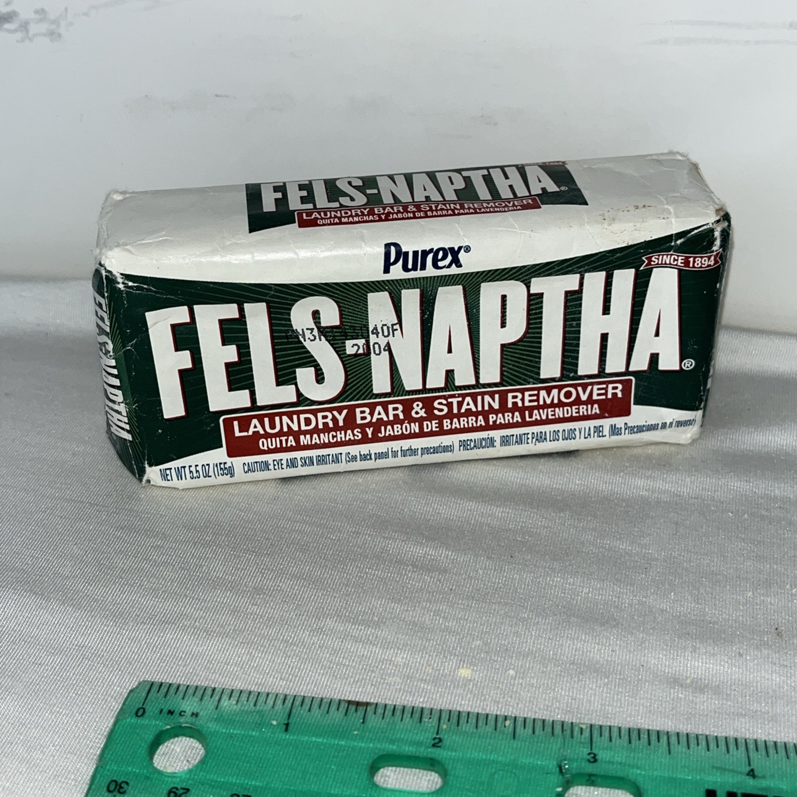 PUREX FELS NAPTHA Laundry Cleaning Bar and Stain Remover, 5.5 Ounce