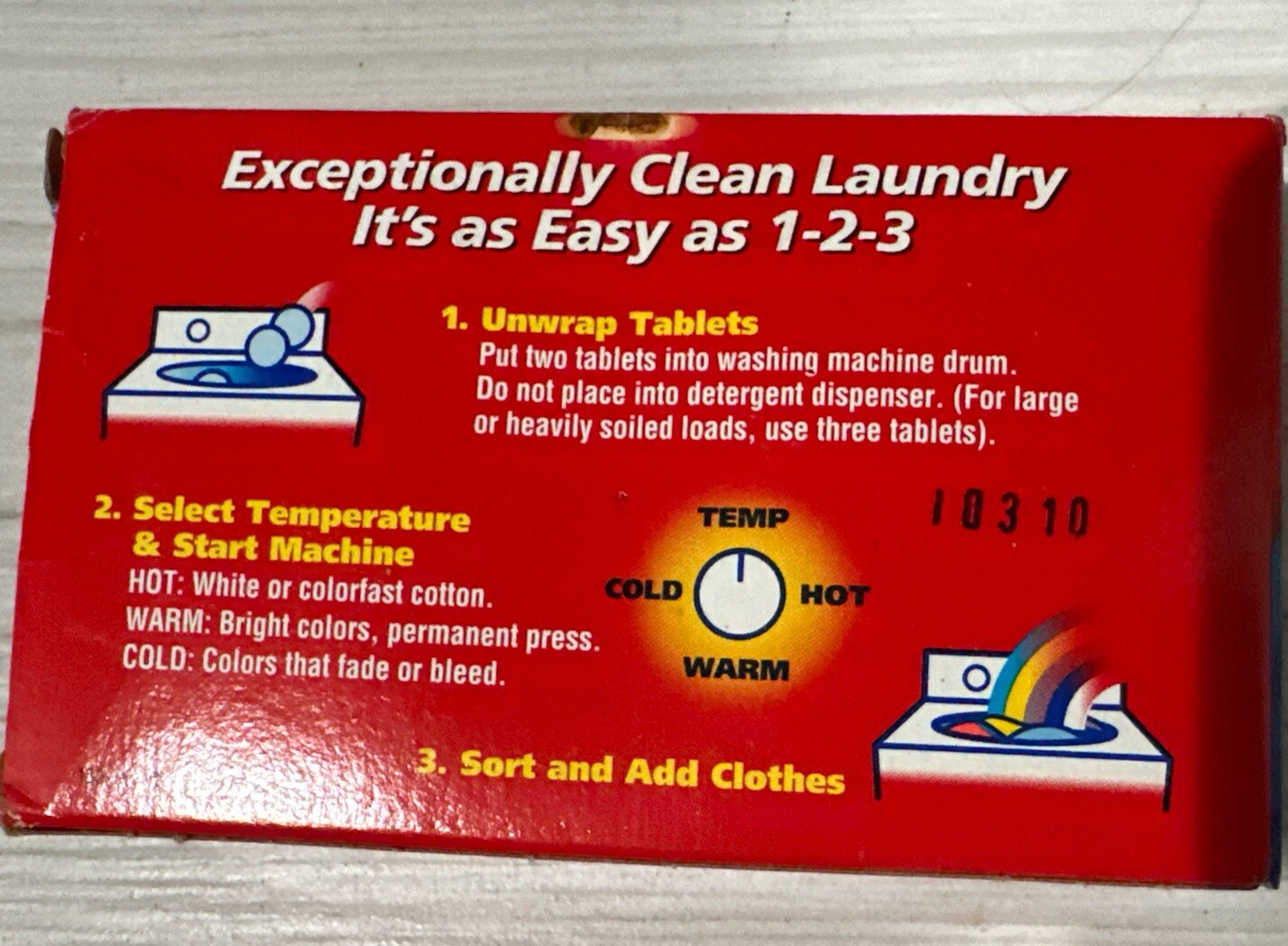 Wisk Dual Action Tablets (Qty 2 – 1 Load) Laundry Detergent Discontinued NEW NOS