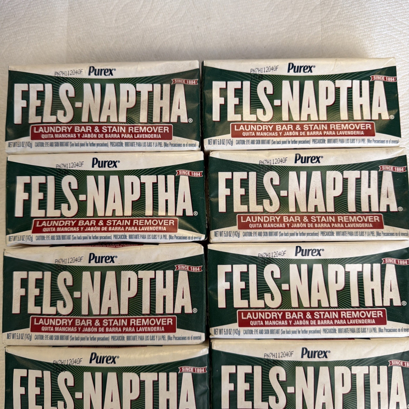 Fels-Naptha Laundry Bar Stain Remover 5 Oz. – Pack of 11