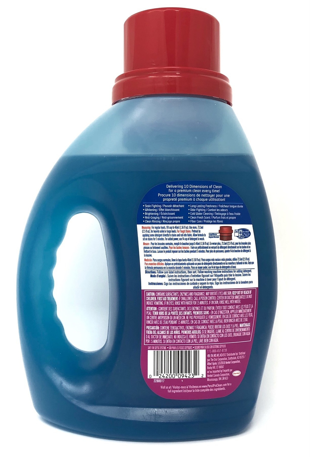 Persil ProClean Power-Liquid Laundry Detergent, Intense Fresh, 40 Fluid Ounce…