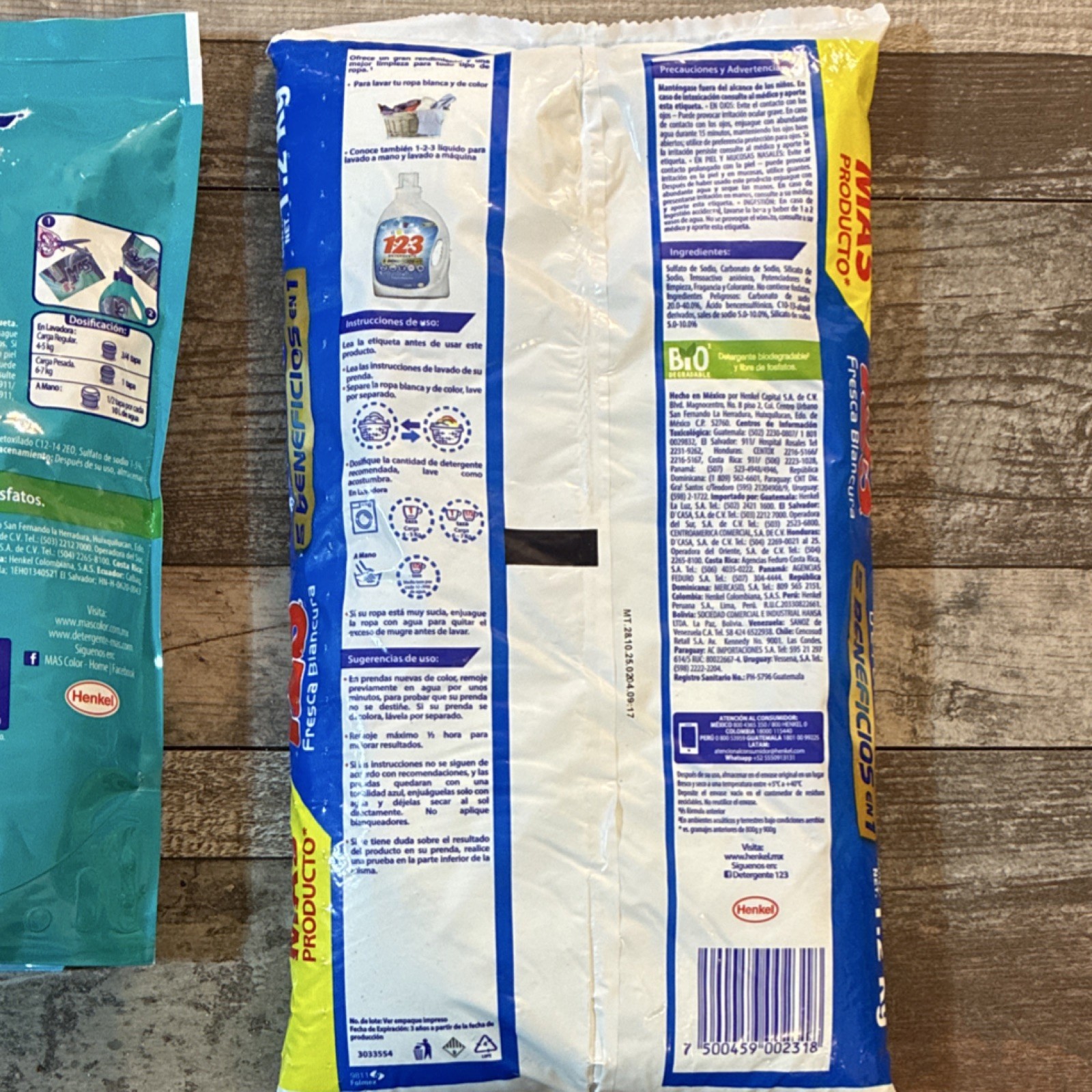 Maestro Limpio, MAS color, 123 multiusos Laundry Detergent Powder Liquid 3 Pack