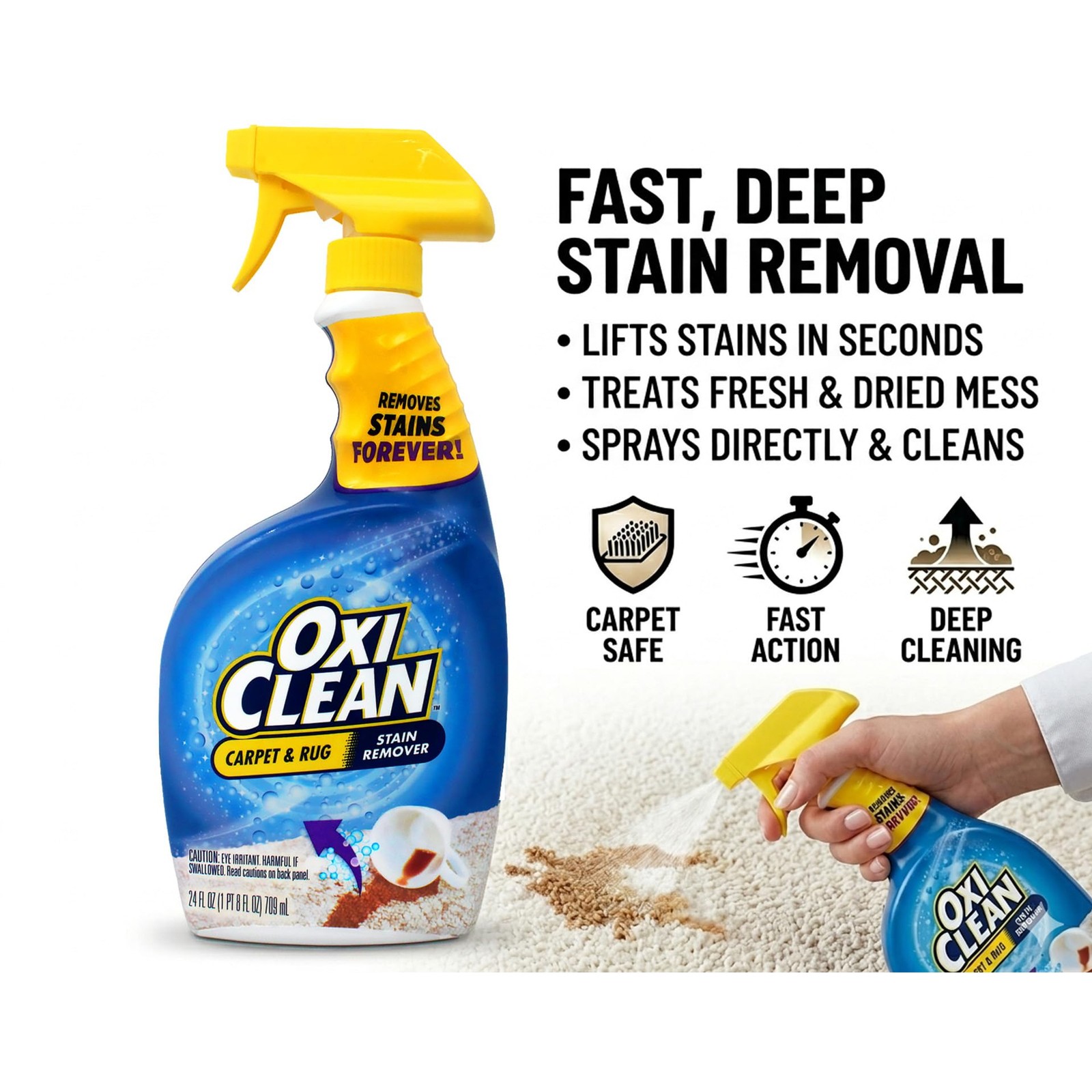 OxiClean Carpet Stain Remover – 24oz
