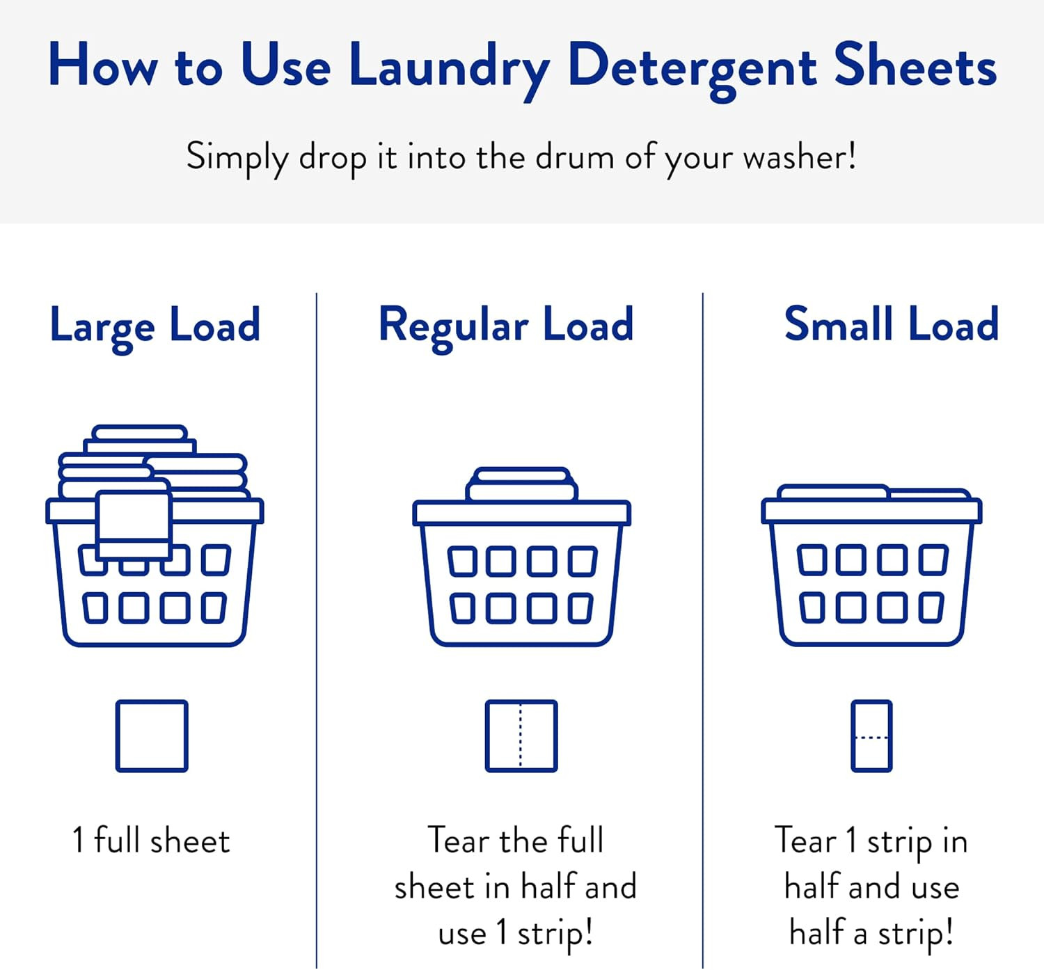 The Clean People Laundry Detergent Sheets – Laundry Soap – Ultra, 96 Pack
