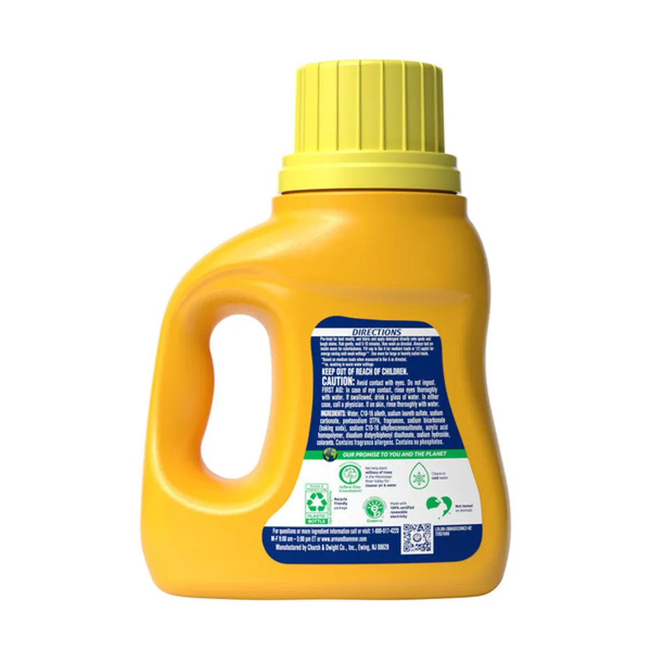 Arm&Hammer Powerfully Clean Laundry Detergent-Clean Burst Scent-28 Load