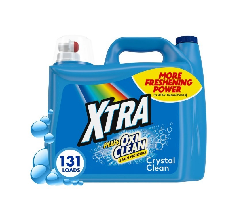 Xtra Plus OxiClean, 131 Loads Liquid Laundry Detergent, 203.1 fl oz