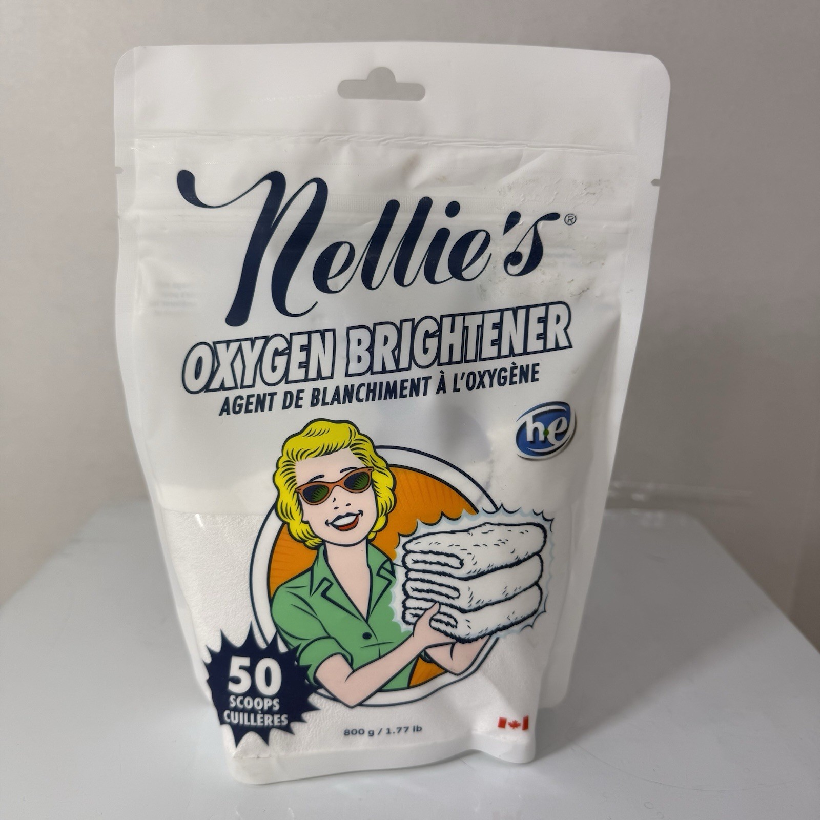 Nellie’s Oxygen Brightener Eco Friendly Laundry Detergent he 50 Scoops