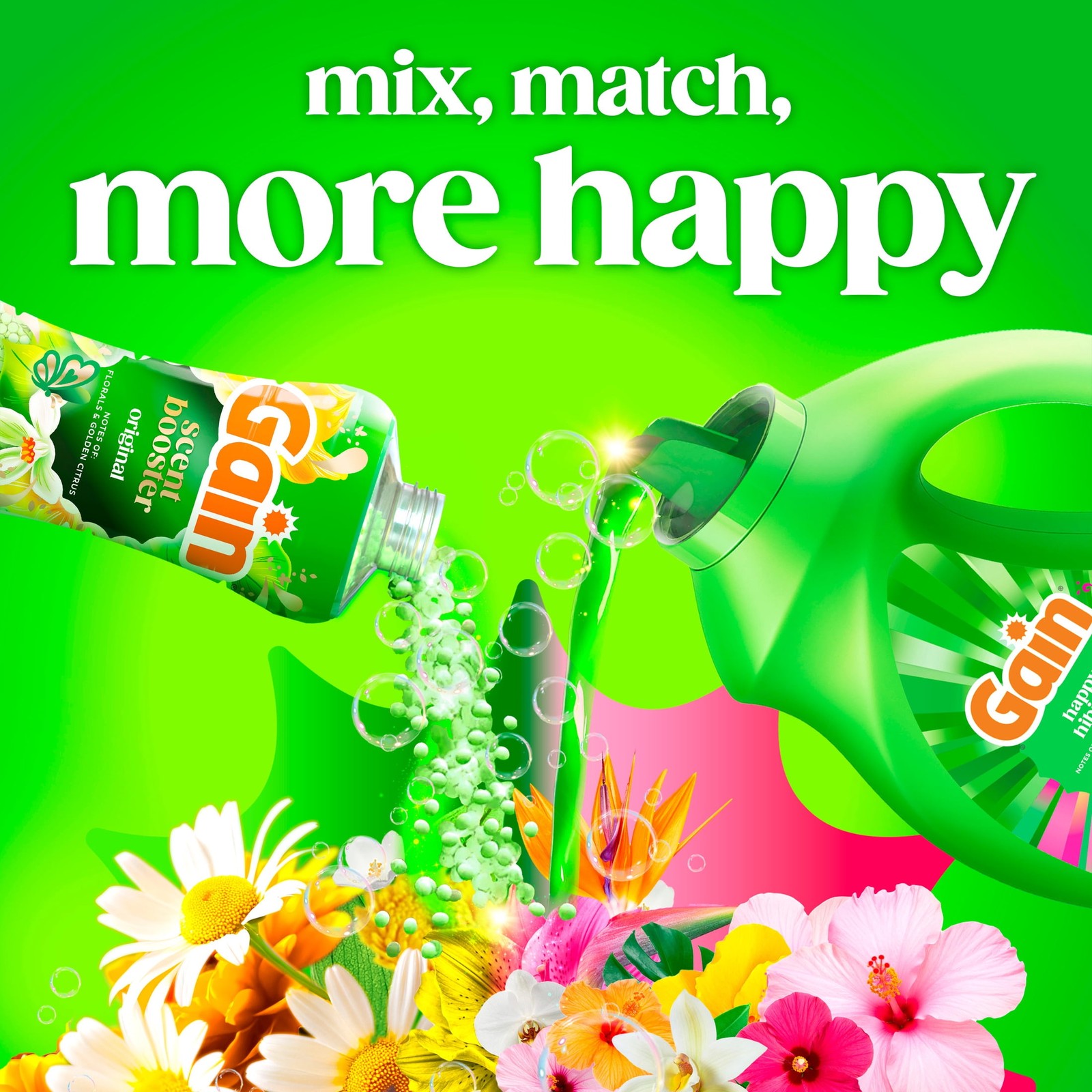 Gain Laundry Detergent Liquid, Now with Odor Defense, 132 fl oz, 100 Loads