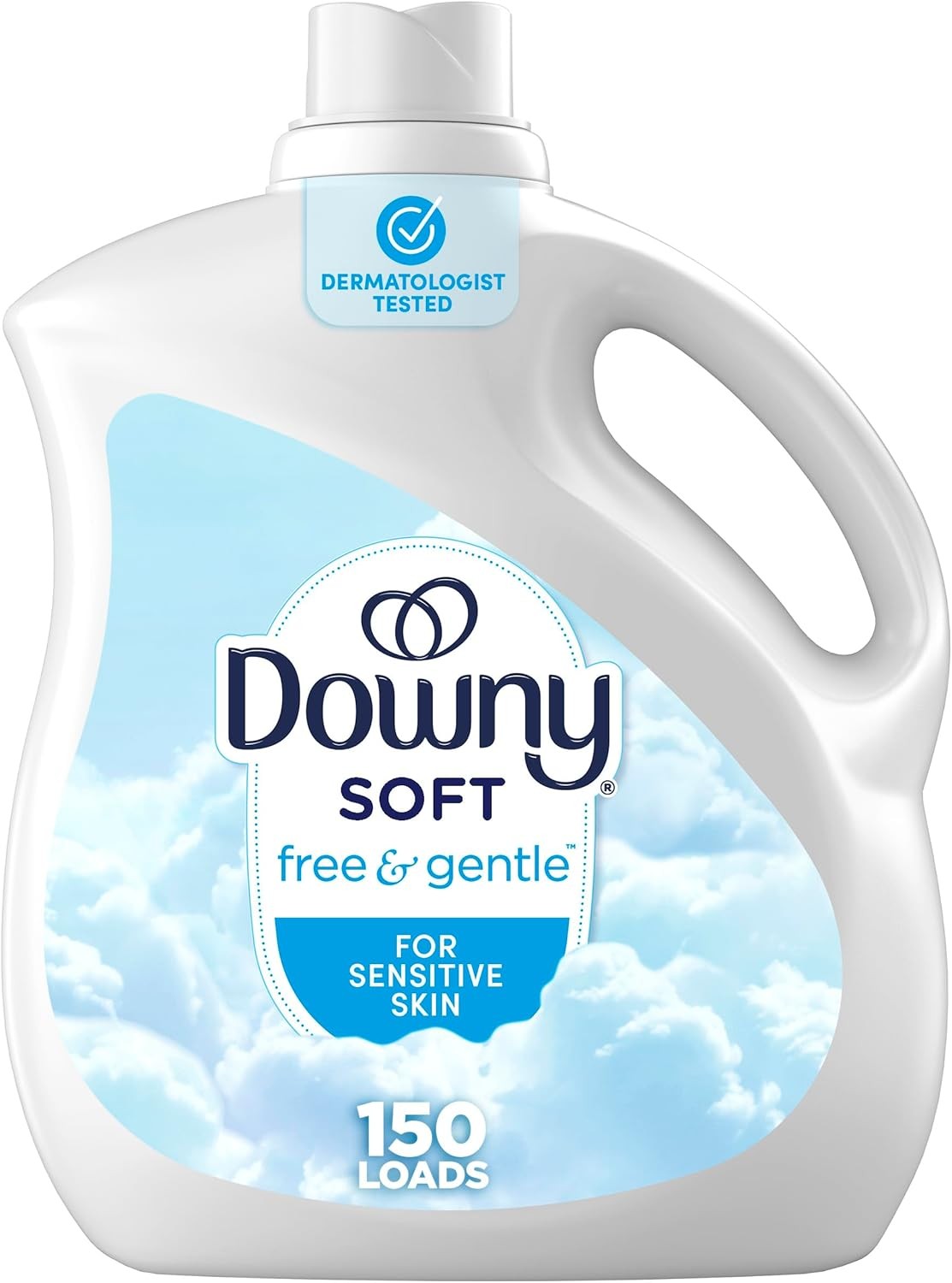 Downy Free & Gentle Fabric Softener (Fabric Conditioner), 111 fl oz, 150…
