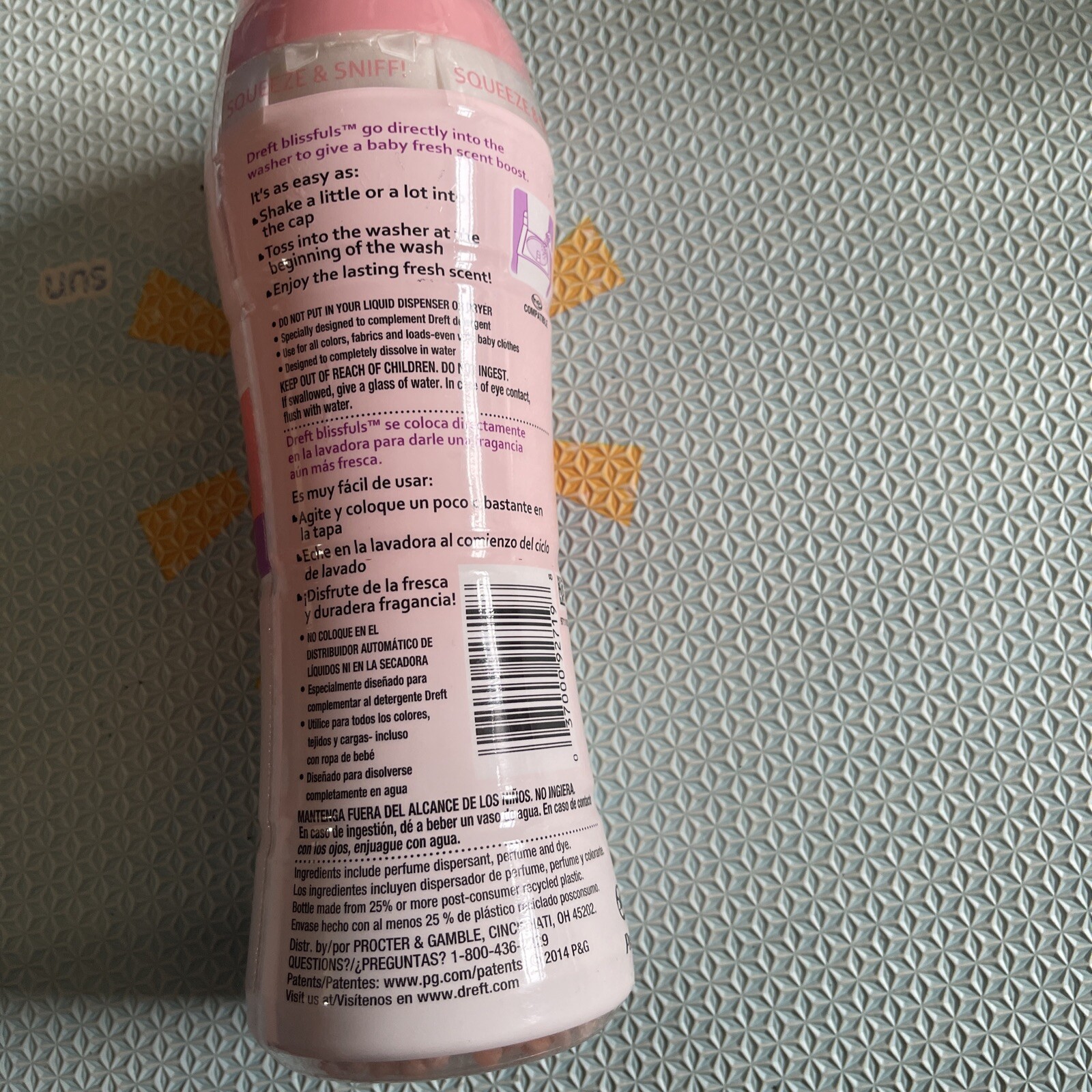 Dreft Blissfuls Laundry Scent Booster Beads for Washer, Baby Fresh Scent 13.2oz