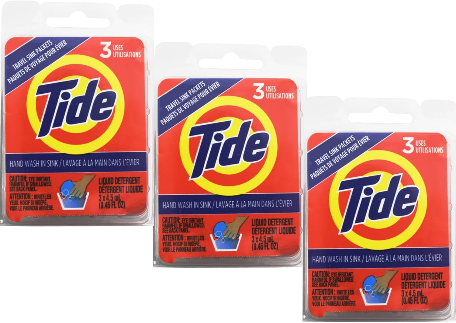 “Tide Sink Packs Laundry Detergent Does 3 Loads (3 packs of 3)