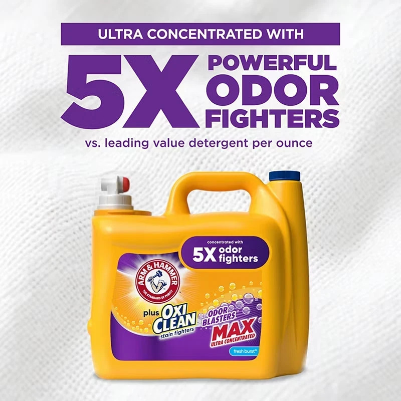 Arm & Hammer OxiClean Odor Blasters Laundry Detergent Fresh Burst 200oz 200 Load