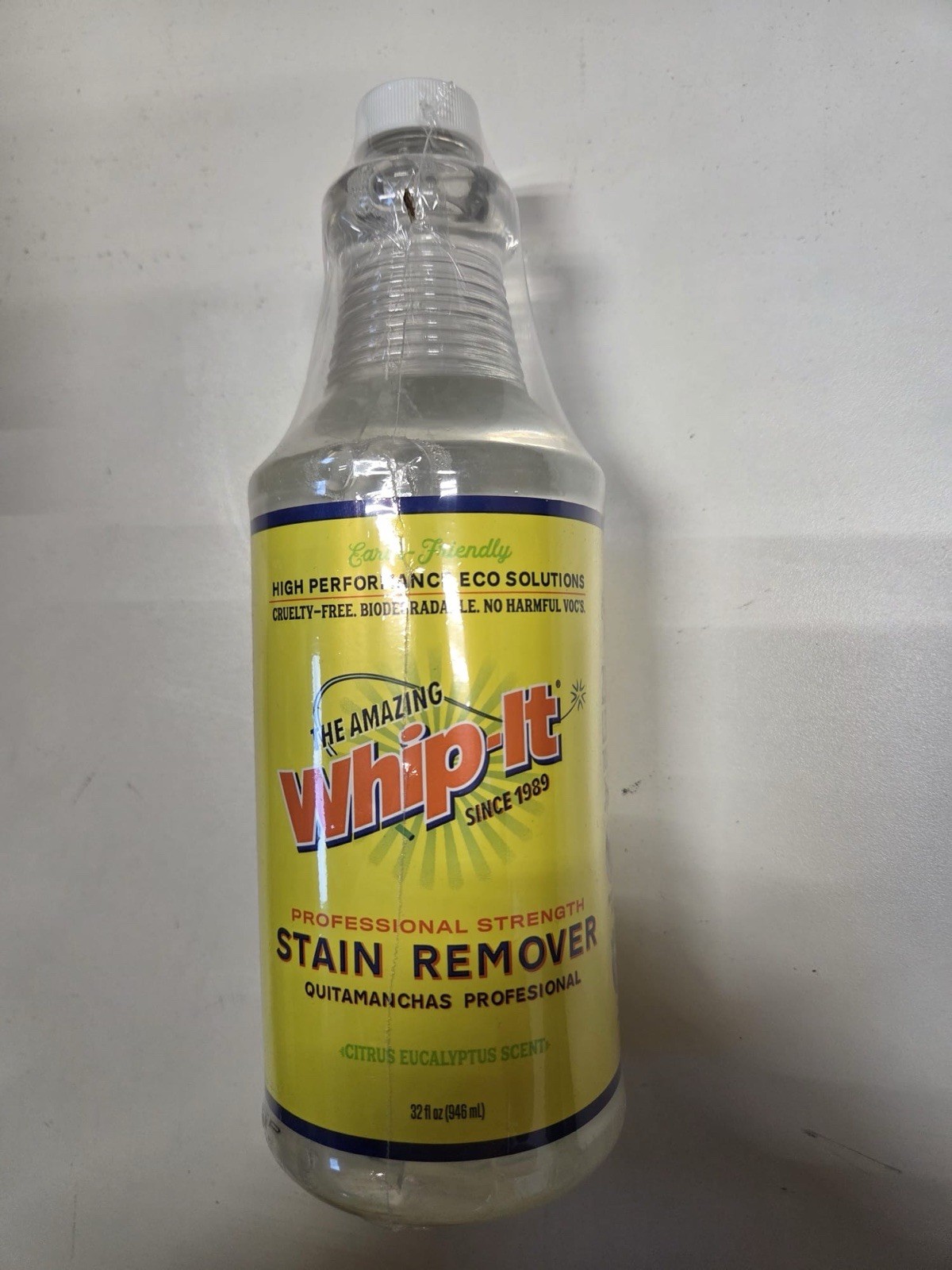 3pk- The Amazing Whip-It Multipurpose Stain Remover 32 oz Plant Based Non-toxic