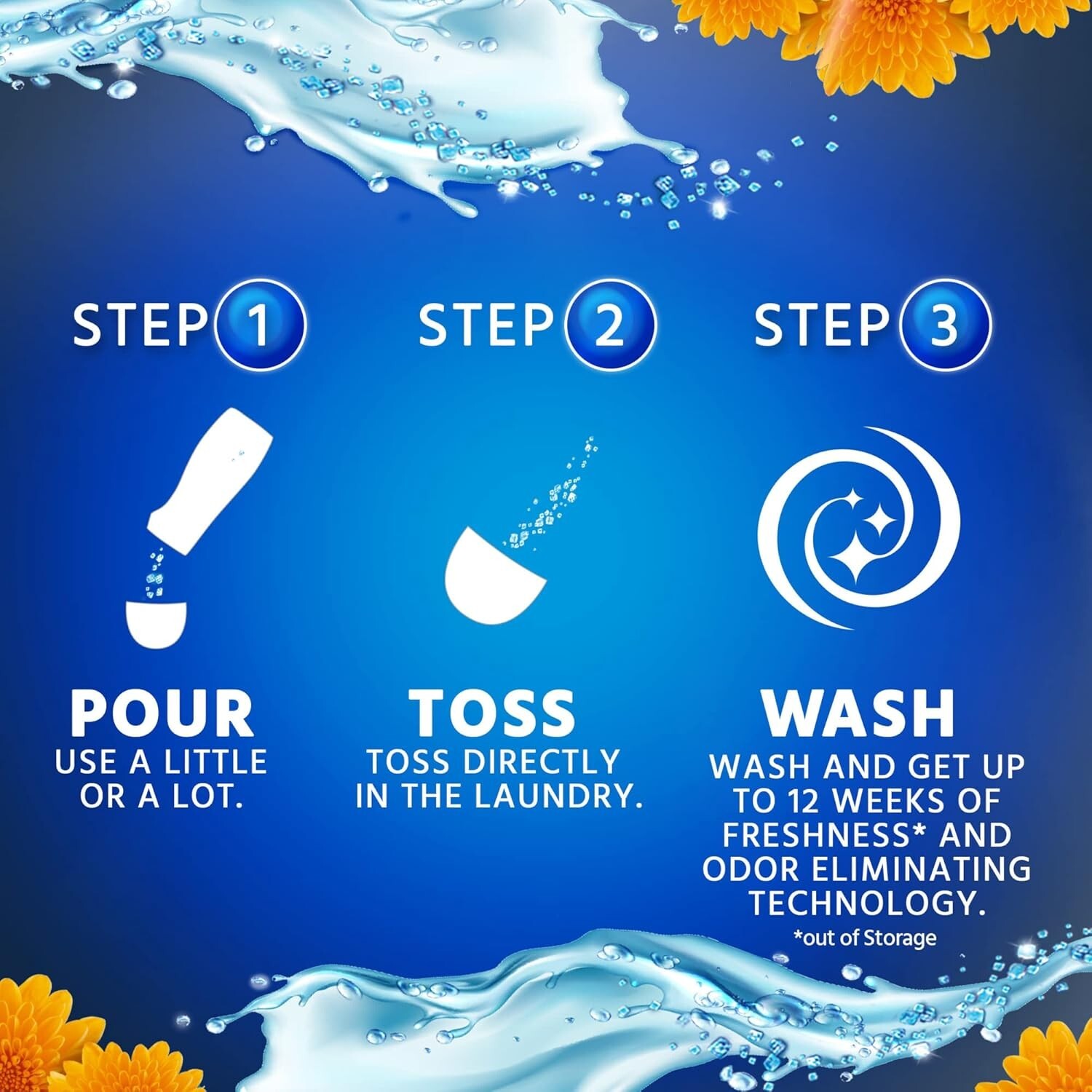Purex Crystals In-Wash Fragrance and Scent Booster, Fresh Spring Waters, 21 Ounc