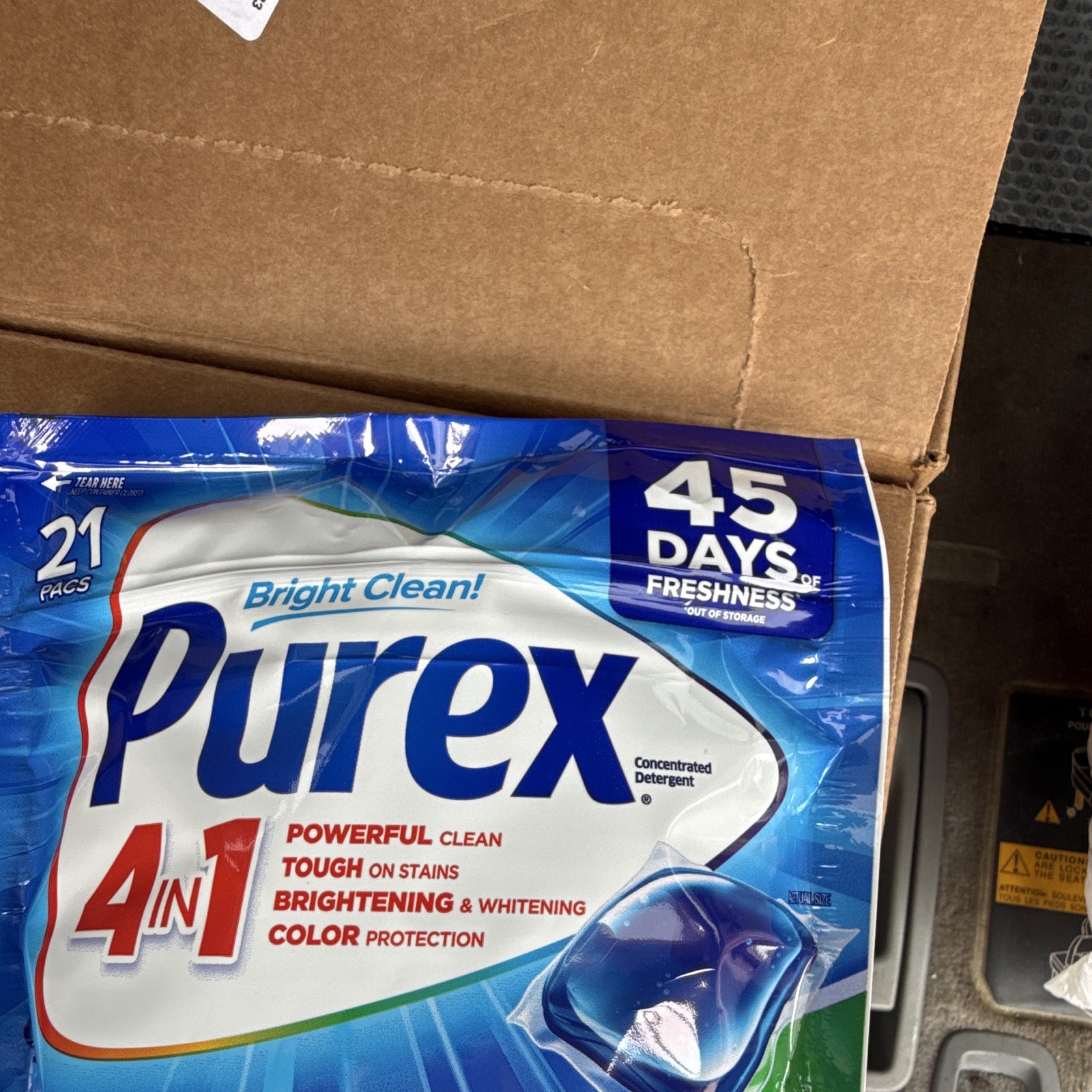Purex 4-in-1 Laundry Detergent Capsules Fresh Mountain Breeze+ 21 Pacs