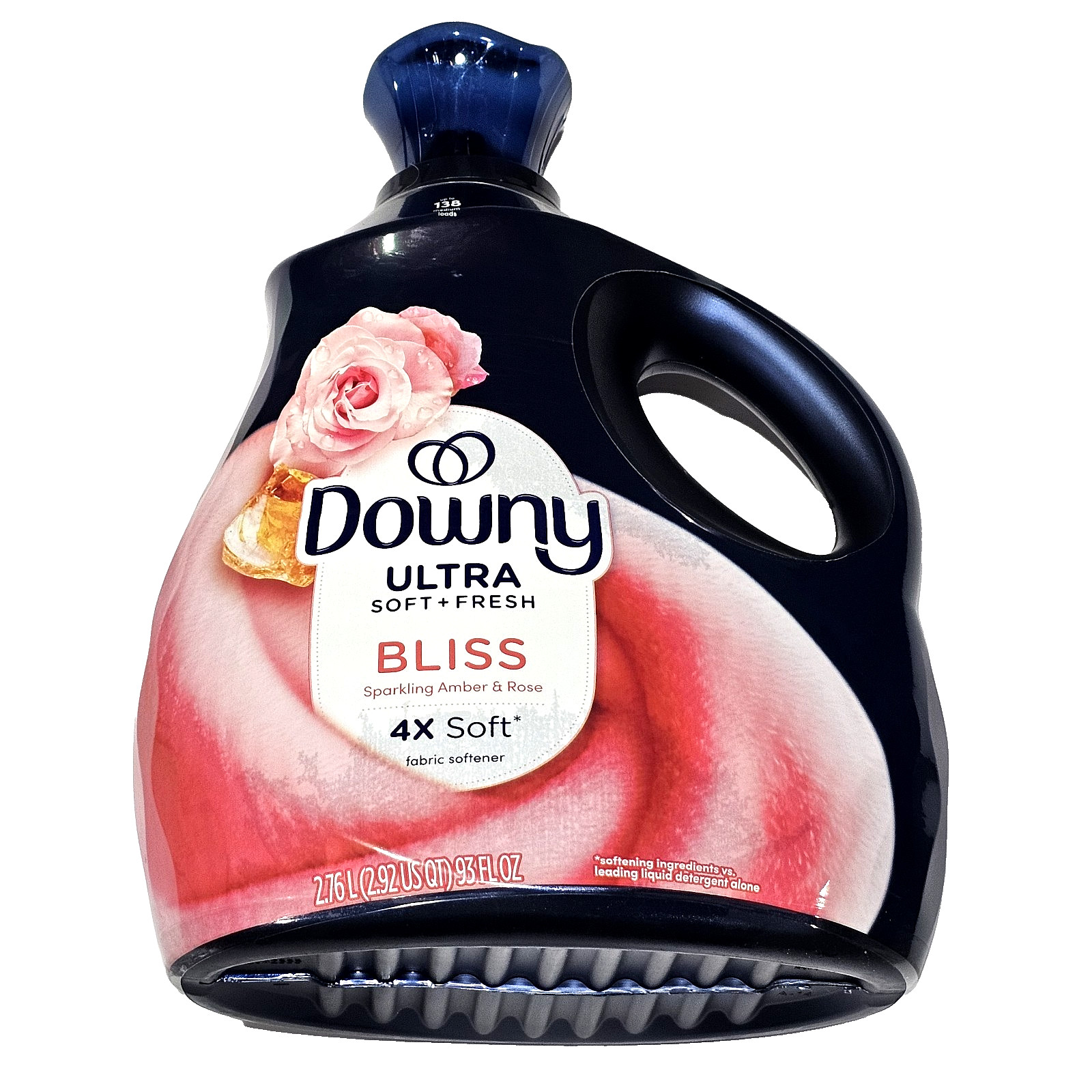 Downy Ultra Soft Plus Fresh Bliss Sparkling Amber And Rose Fabric Softener 93oz