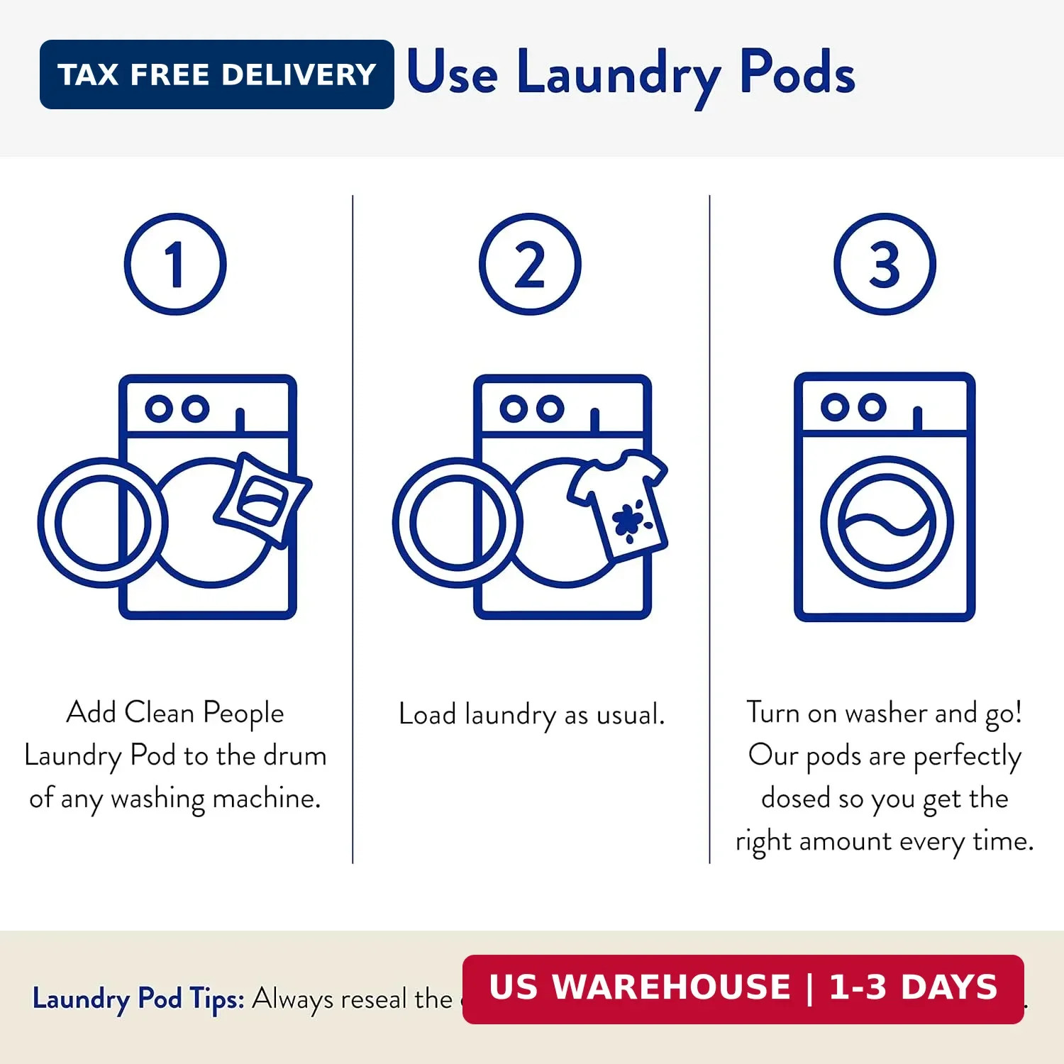 The Clean People Laundry Detergent Pods – Hypoallergenic Laundry Pods – Ultra Co
