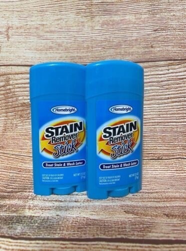 Lot of 3 Home bright Stain Remover Stick 2.5 oz – treat stain & wash later new