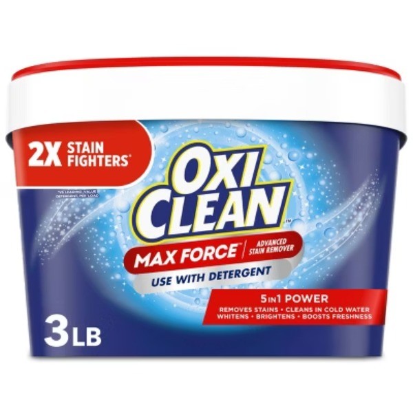 Max Force Advanced Stain Remover Powder – 3lbs: Phosphate-Free, Unscented