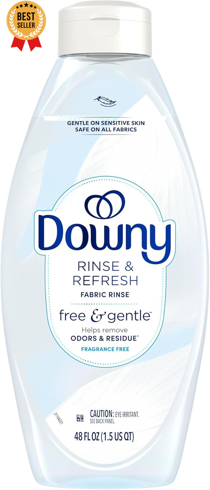 Scent Free Laundry Odor Remover Rinse 48 fl oz Fabric Softener Gentle