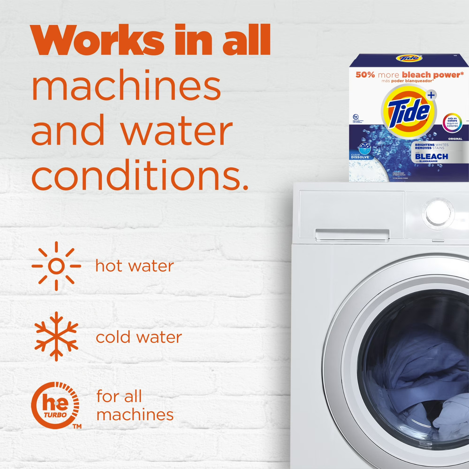 2 Pack Tide Original Scent Powder Laundry Detergent With Bleach 129oz 89 Loads