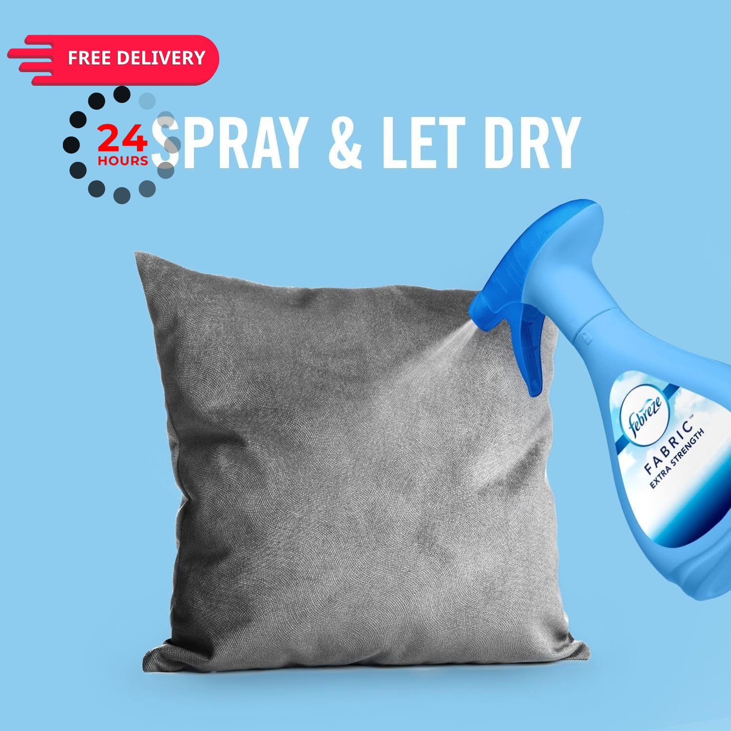Febreze Fabric Spray Air Freshener, 23.6 Fl Oz (Pack of 1), no color