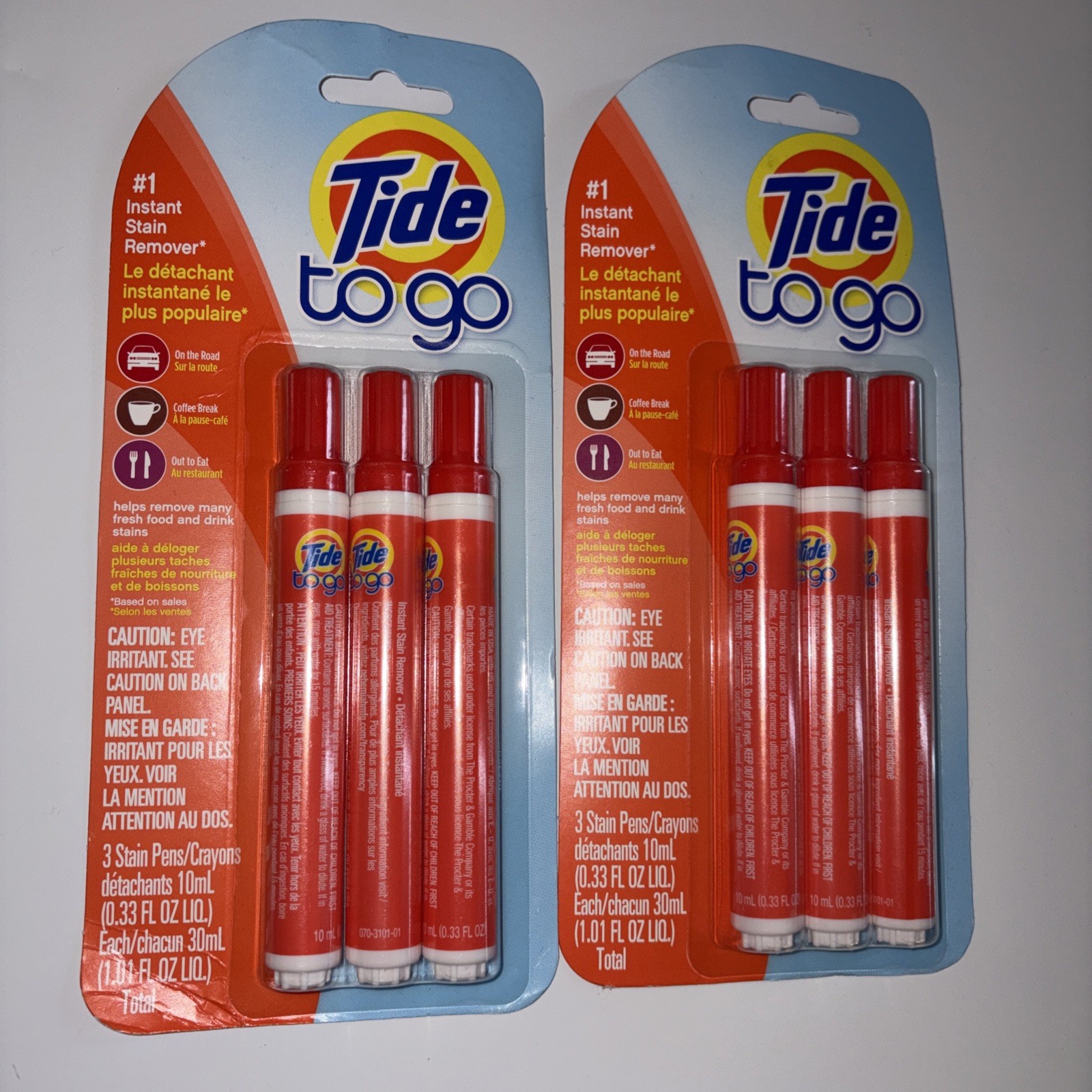 Tide To Go Instant Stain Remover 6 pens 2x Pack