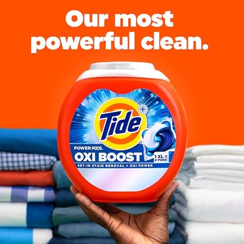 Oxi Boost Power PODS Laundry Detergent Pacs, 45 45 Count (Pack of 1) Original