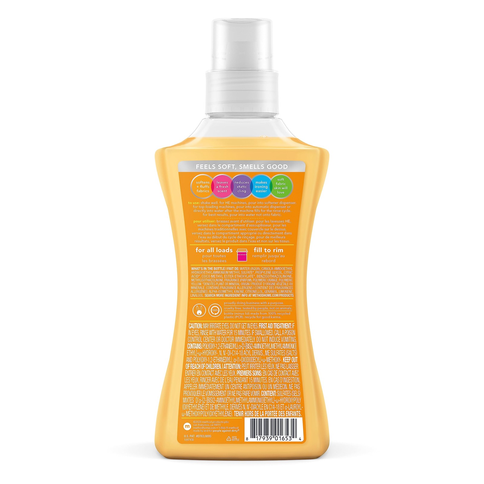 107 Fl Oz Method Laundry Detergent and Fabric Softener Beach Sage Fragrance