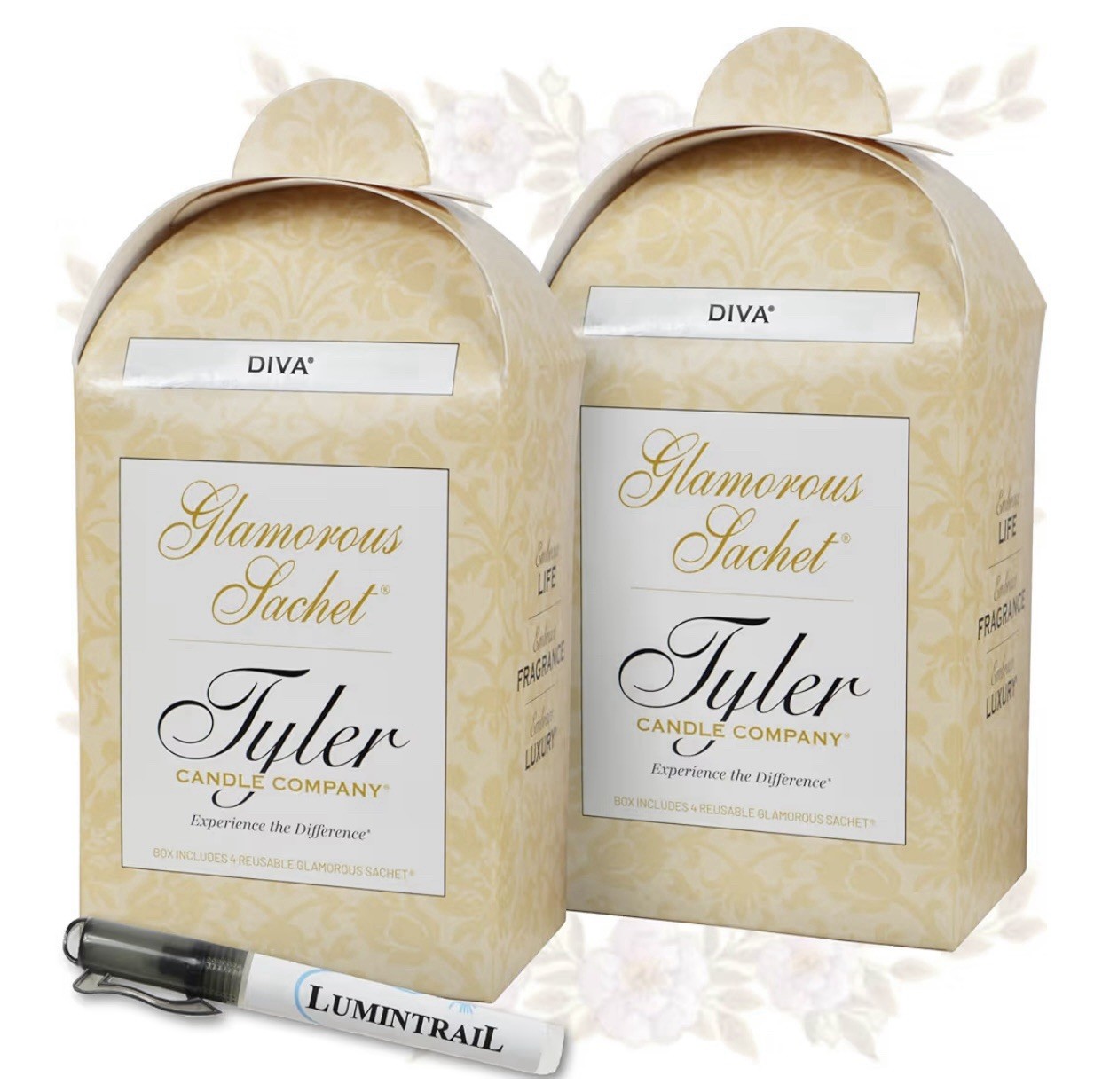 Tyler Candle Diva Dryer Sachets, 8 Glamorous Reusable Dryer Sachets, 2 Pack (…