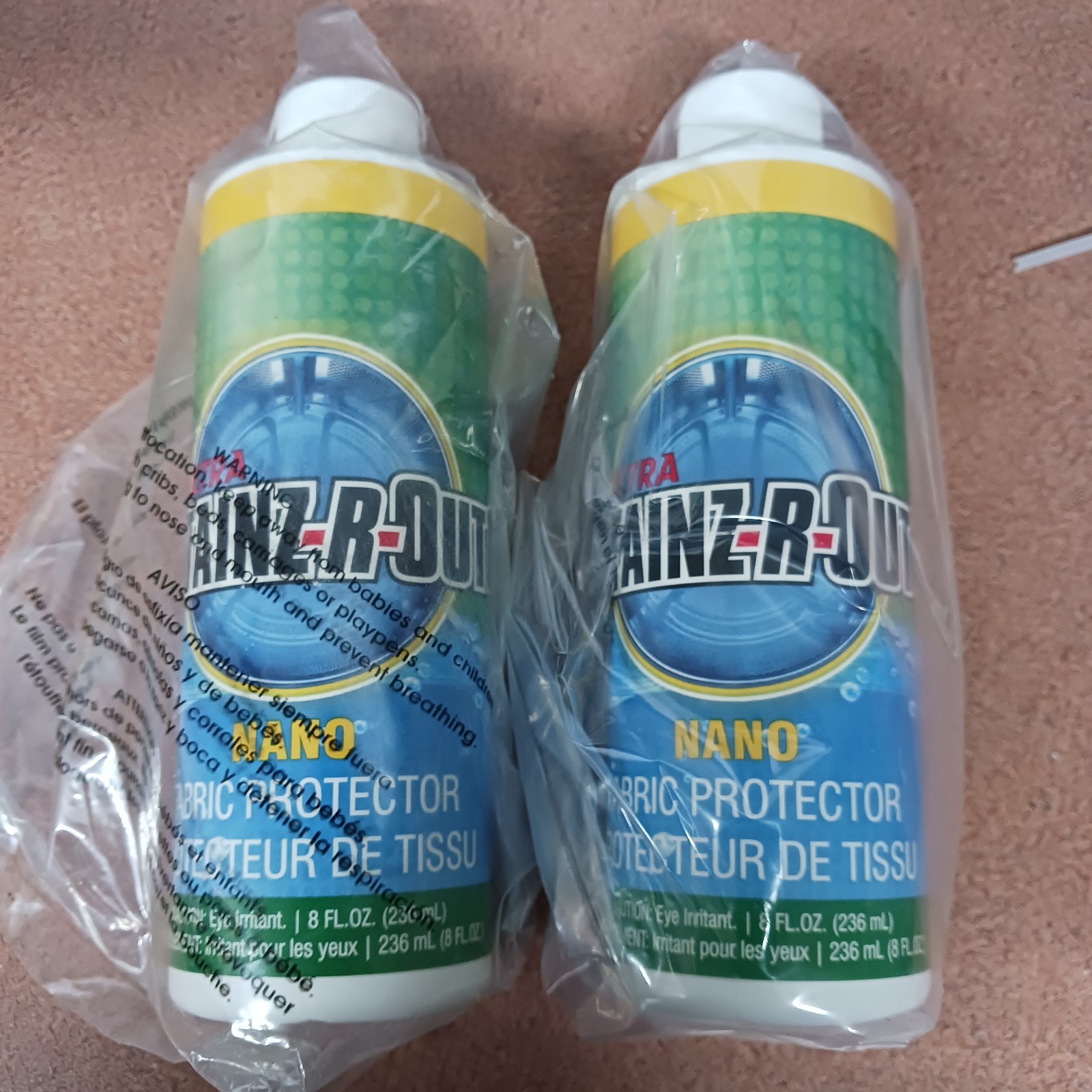Ultra Stainz-R-Out Nano Fabric Protector 8 oz Bottles Sealed (Box of 2)