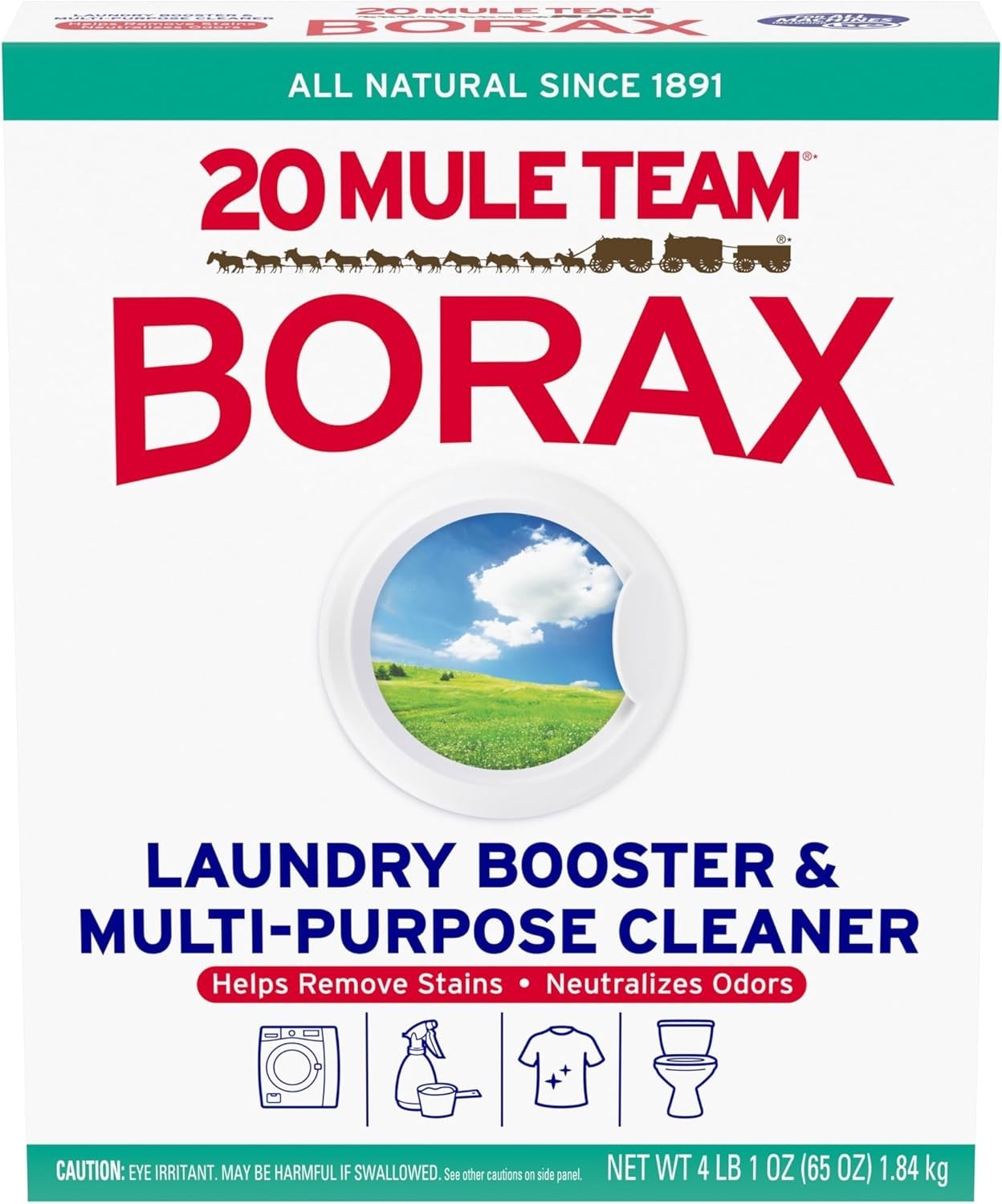 20 Mule Team Detergent Booster, 65 Oz