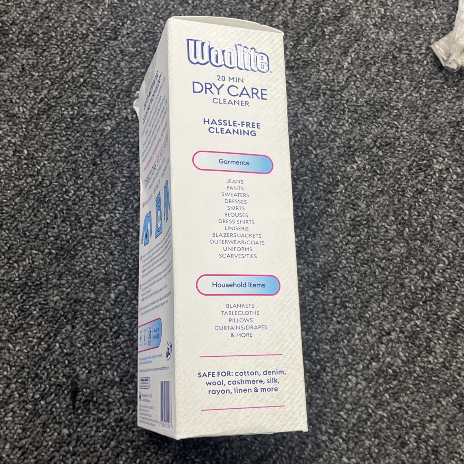 Woolite 20 Min Dry Care Cleaner for Dry Clean Dryer 6 Loads – New/ Sealed