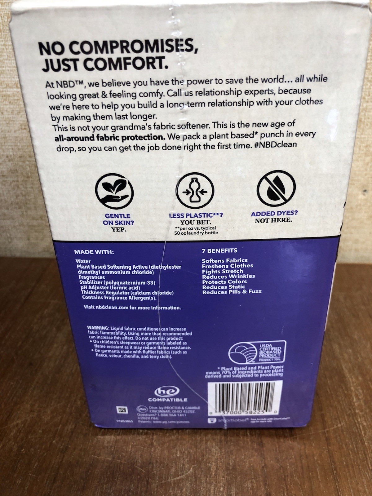 RARE NBD Liquid Fabric Conditioner Plant Power Lavender Rosewood EcoBox 70FL OZ