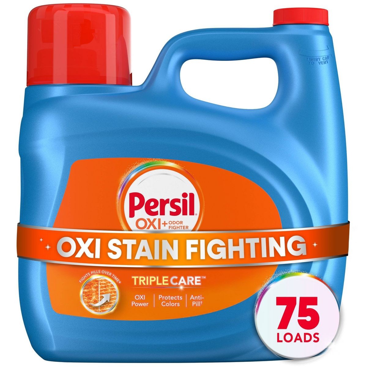 Advanced Oxi + Odor Fighting HE Deep Cleaning Liquid Laundry Detergent 75 Loads