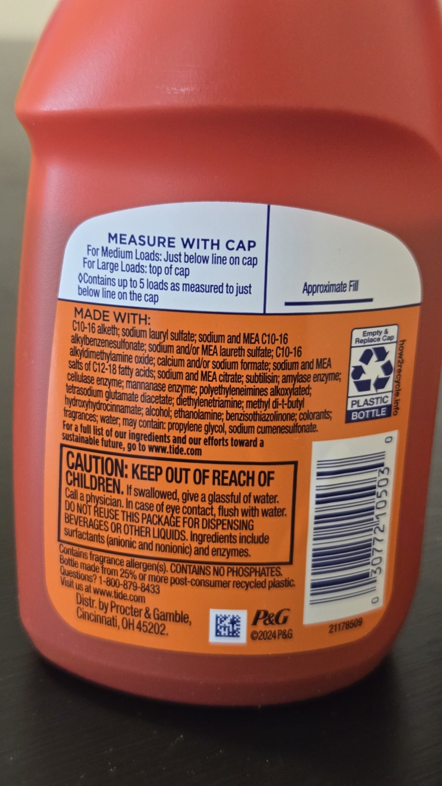 2 NEW Tide Original Liquid Laundry Detergent Mini 8 fl oz Bottles Travel Sizes
