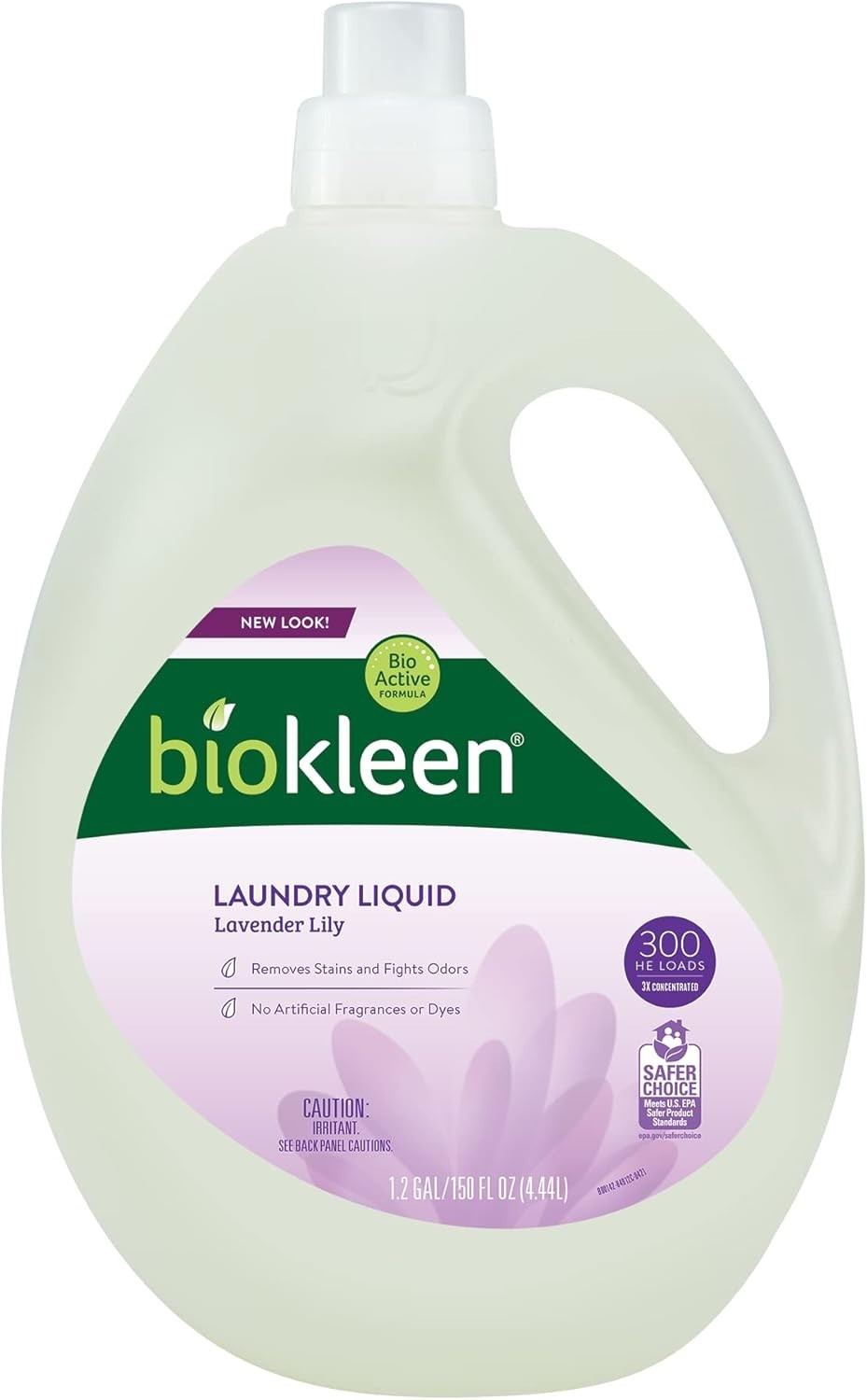 Gentle Laundry Detergent, 300 Loads – Eco-Friendly Liquid with Lavender Essence