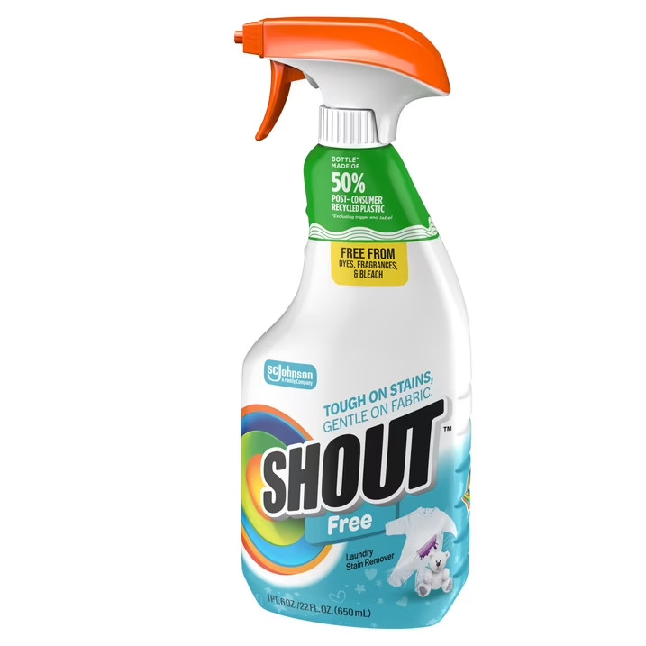 Shout Free, Laundry Stain Remover,Bleach Free 22 fl oz