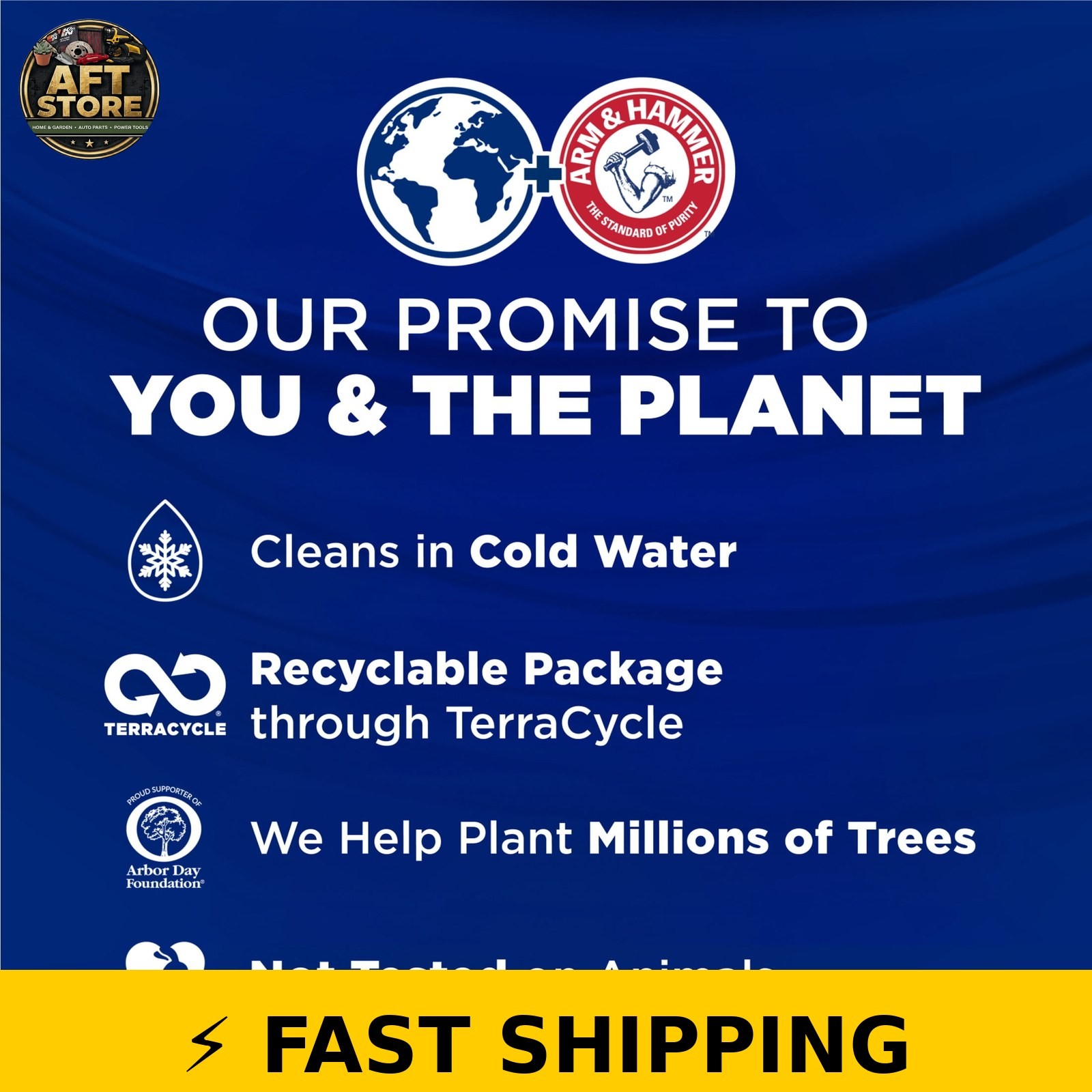 ARM & HAMMER Plus OxiClean 5-in-1 Laundry Detergent Paks, Fresh Scent, 42 Count