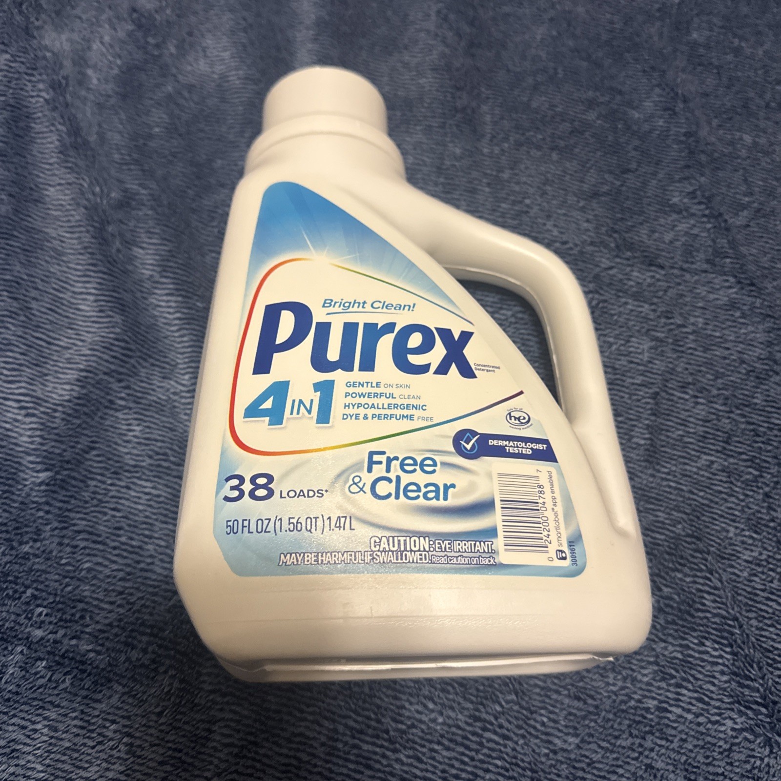 Purex Free & Clear Hypoallergenic Liquid Laundry Detergent 50 fl.oz 38 loads