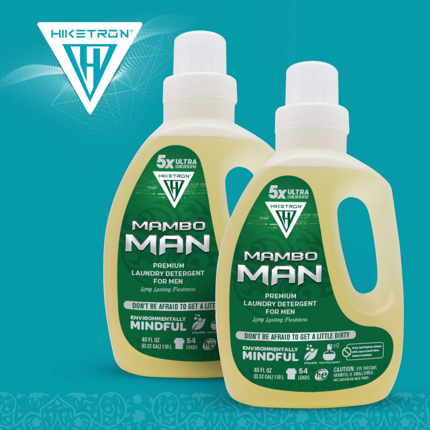 Hiketron Mambo Man Masculine Scented Long Lasting Liquid Laundry Detergent
