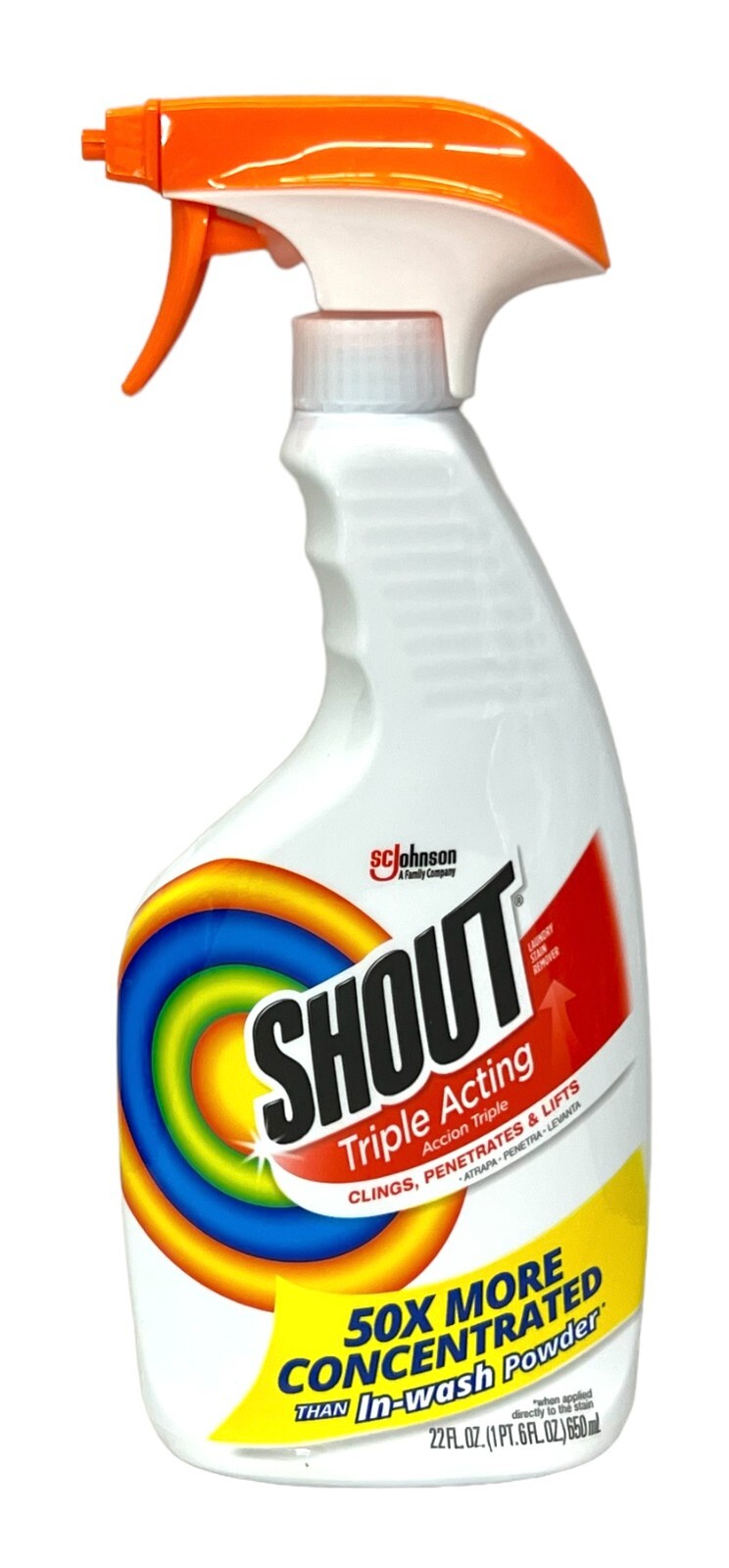 Shout Triple Acting Stain Remover Spray 22 oz