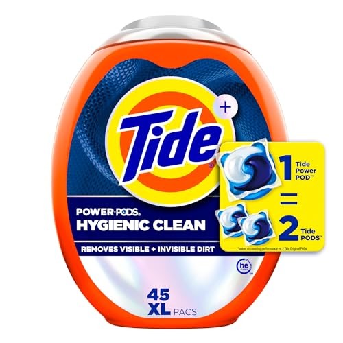Hygienic Clean Power PODS Laundry Detergent Pacs 45 Count (Pack of 1) Original