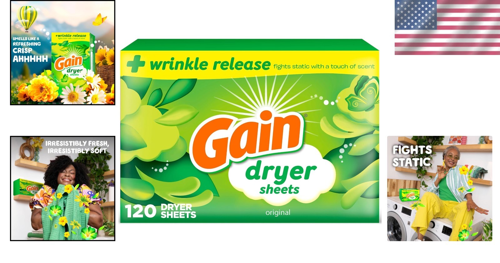 Dryer Sheets Plus Wrinkle Release, Scent, 120 Count