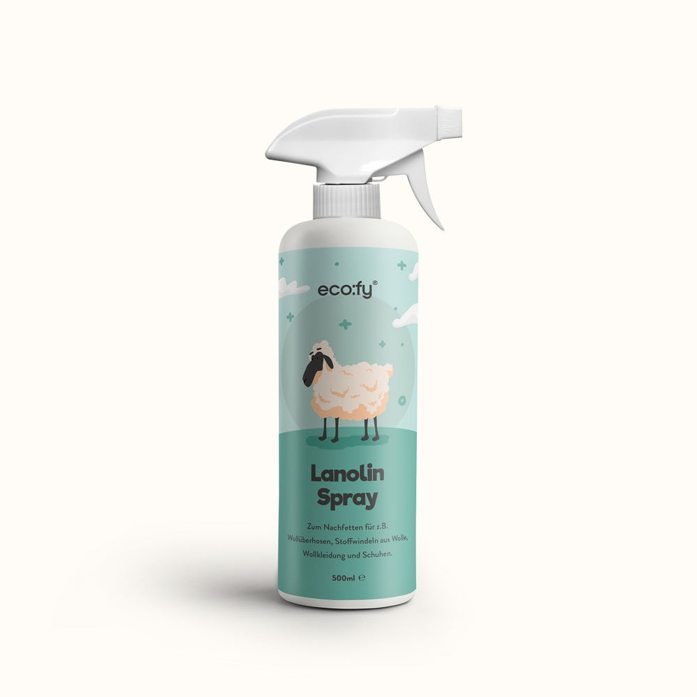 eco:fy Lanolin Spray, Liquid Wool Grease as Spray for Re-Greasing Wool