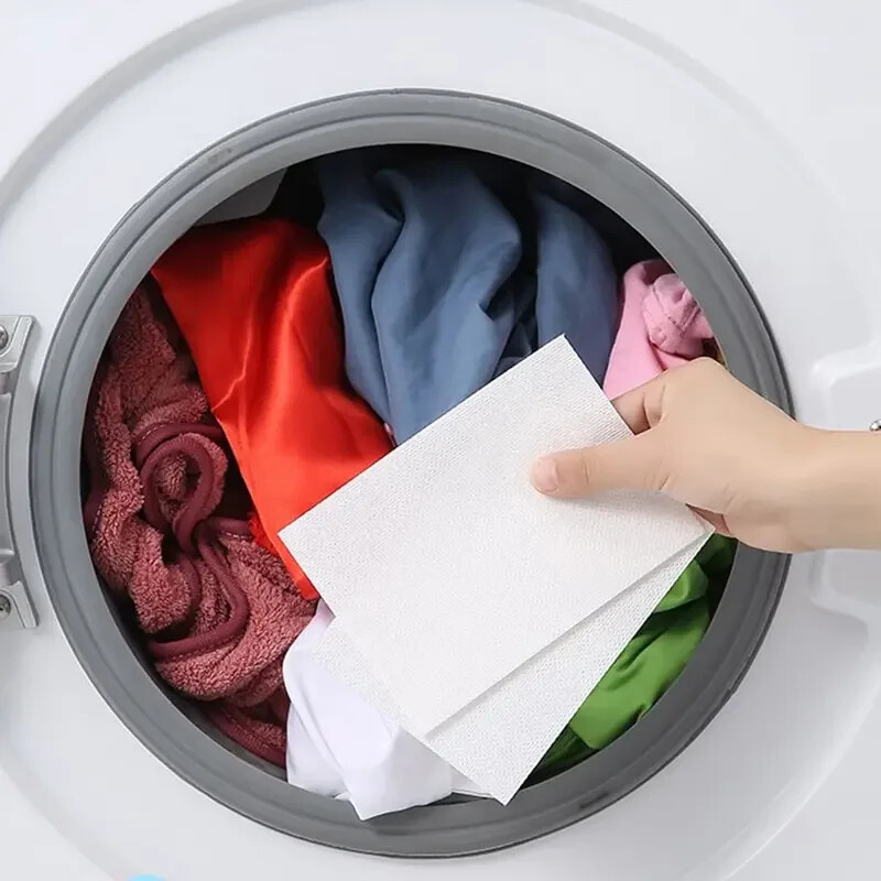 Color Catcher Sheets for Laundry, Color and Stain Absorbing Laundry Washing Shee