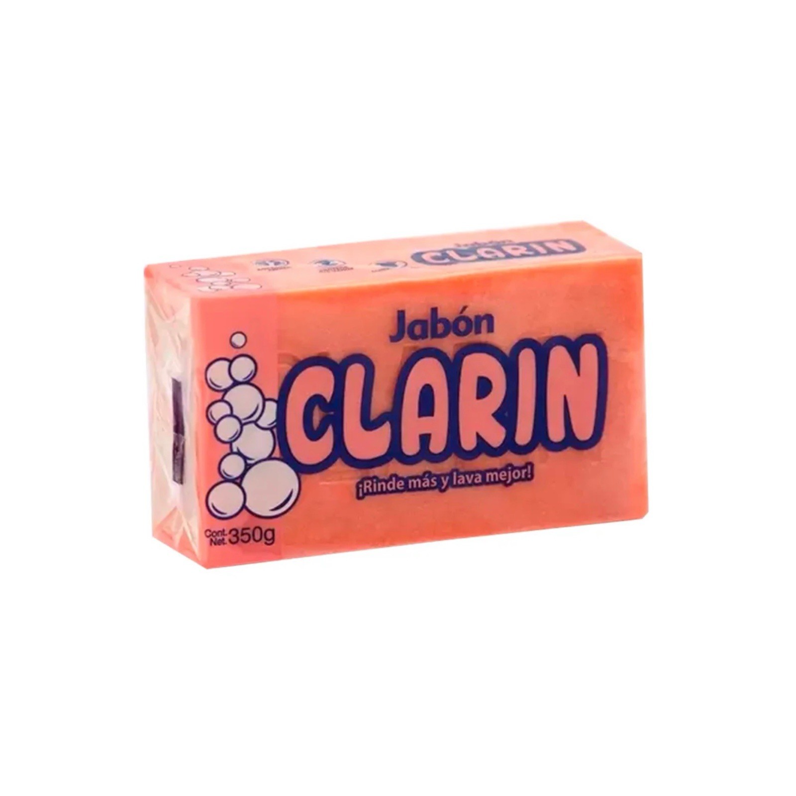 3X CLARIN Rosa para Manchas Difíciles 🇲🇽 Bar Laundry Soap, 350g, 3 Pack