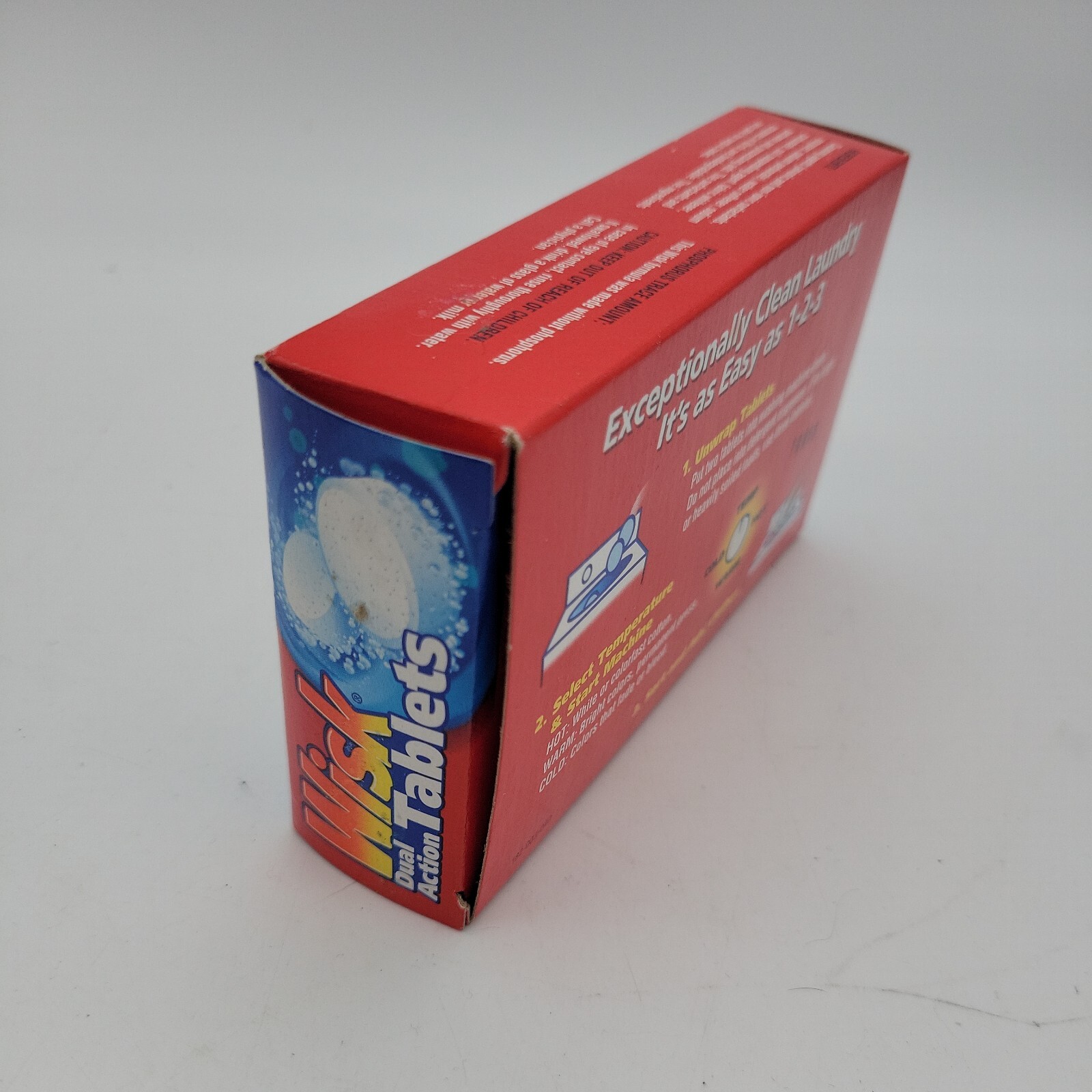 Wisk Dual Action Tablets Set of 2 Travel Detergent Sealed New Discontinued NOS